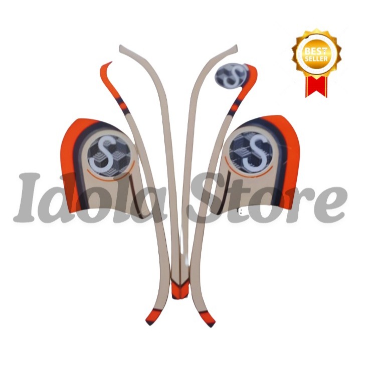 Stiker Striping Scoopy Fashion 2020 Putih List Stiker Scoopy Fashion 2020 Terbaik