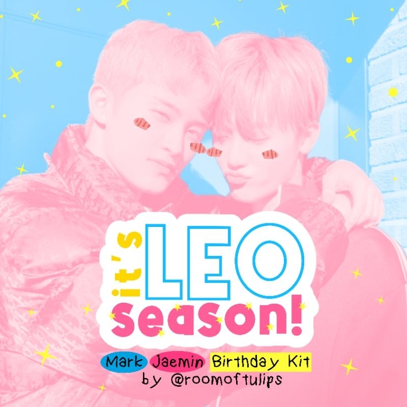 It's Leo Season Birthday kit Mark Jaemin NCT