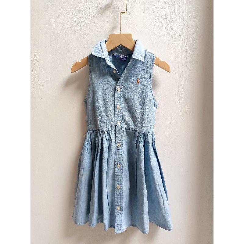 Dress anak polo Ralph Lauren / dress polo kids / dress anak denim ralph lauren