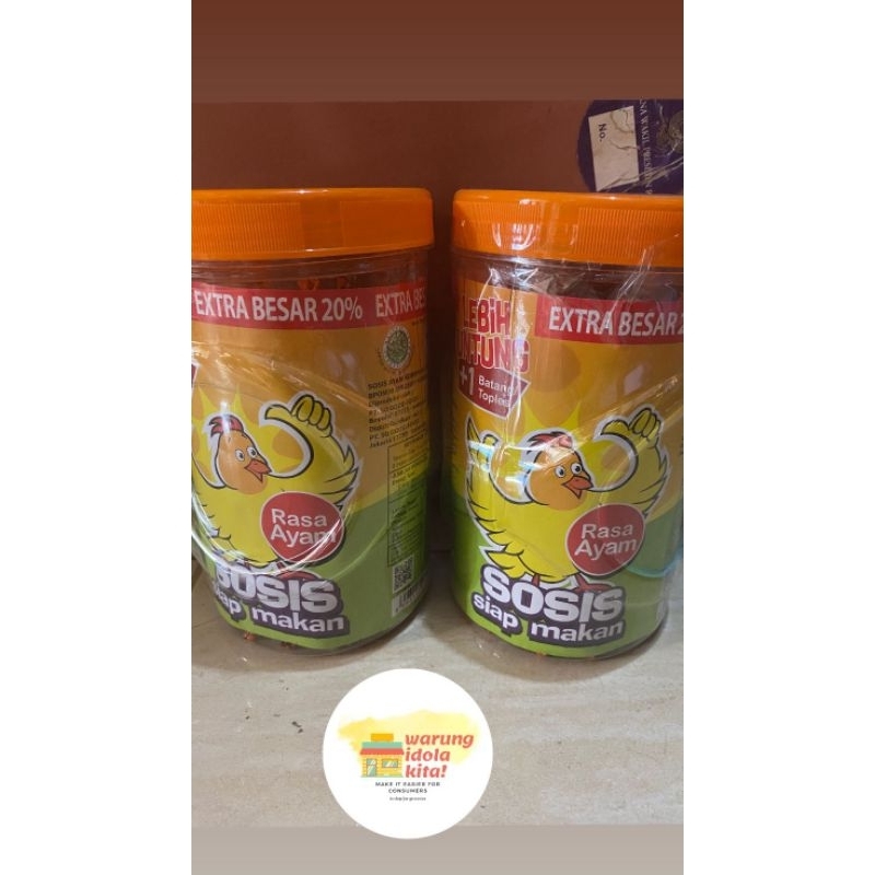 

Sosis So nice siap makan Rasa ayam 1 pak isi 24 pcs