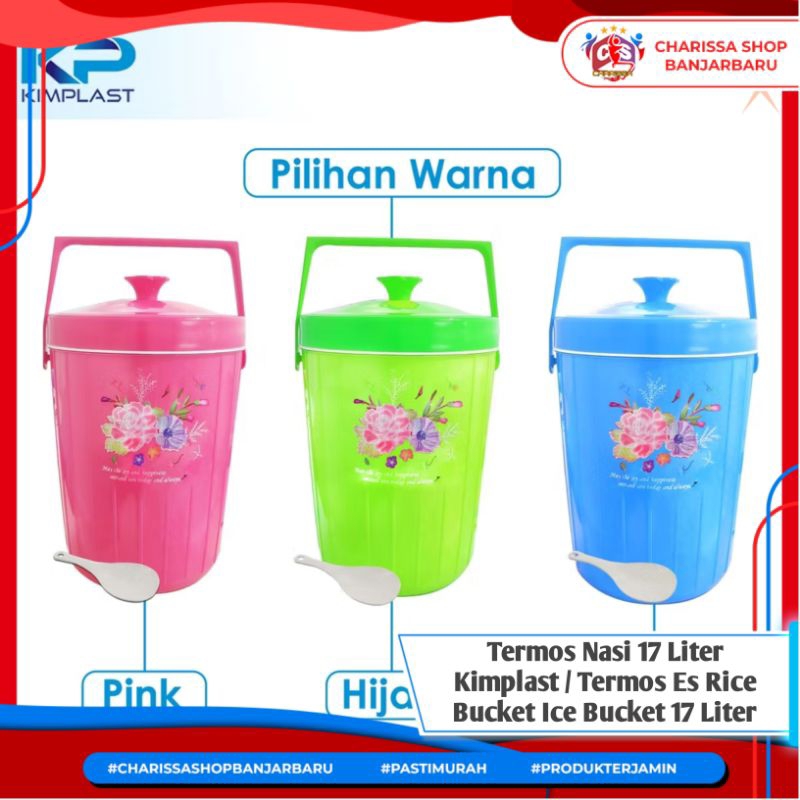 Termos Nasi 17 Liter Kimplast / Termos Es Rice Bucket Ice Bucket 17 Liter