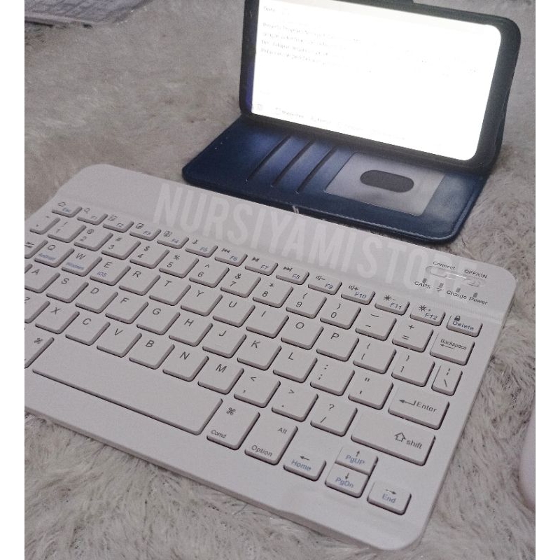 Keyboard Wireless Bluetooth untuk HP Android/Pad