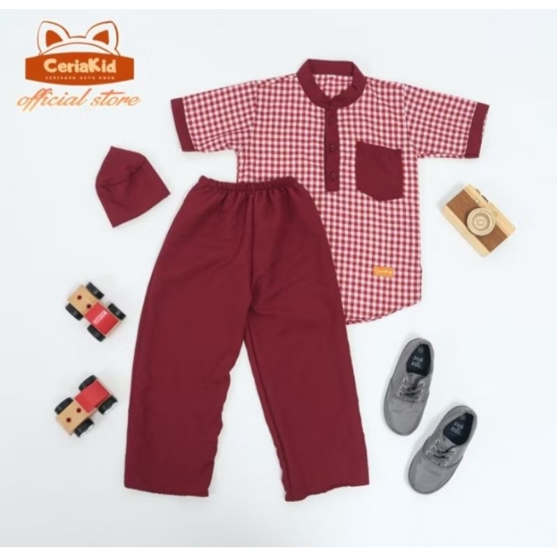 baju kokoh kurta anak baju muslim anak cowok