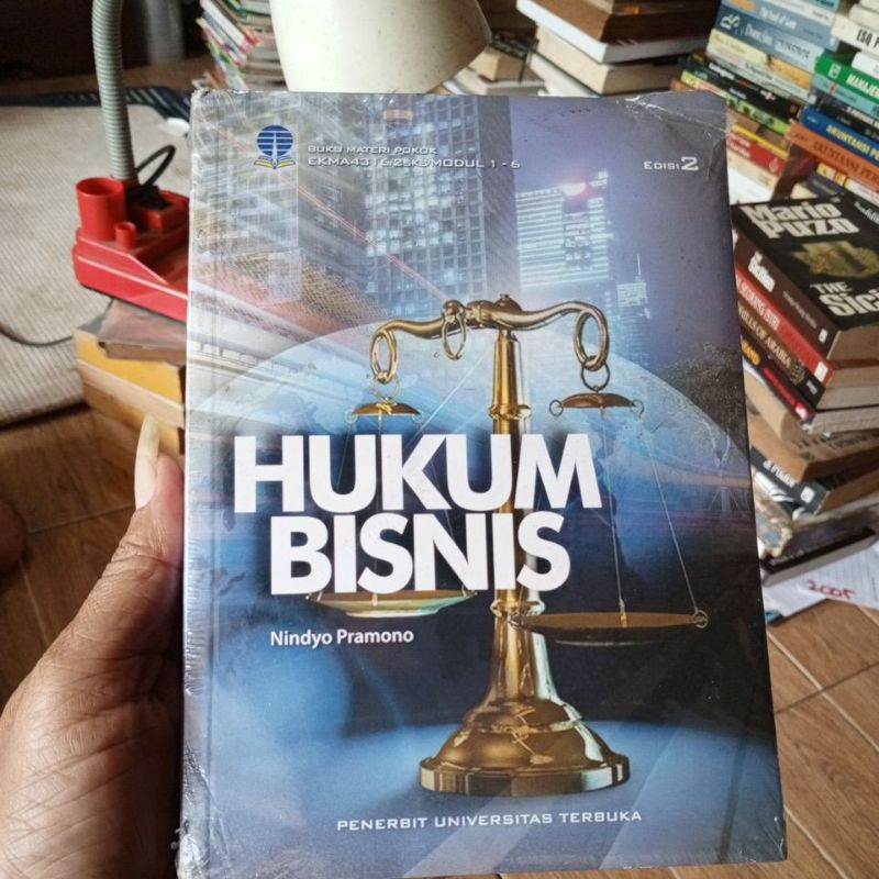 BUKU BMP MODUL UT ( universitas terbuka ) HUKUM BISNIS, segel, buku original, new