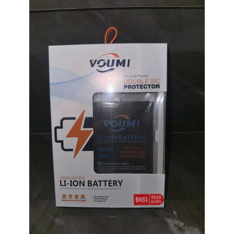 Battery Original Voumi Xiaomi BN53 DOUBLE 2 IC ( Redmi Note 9 Pro / Redmi Note 10 Pro)