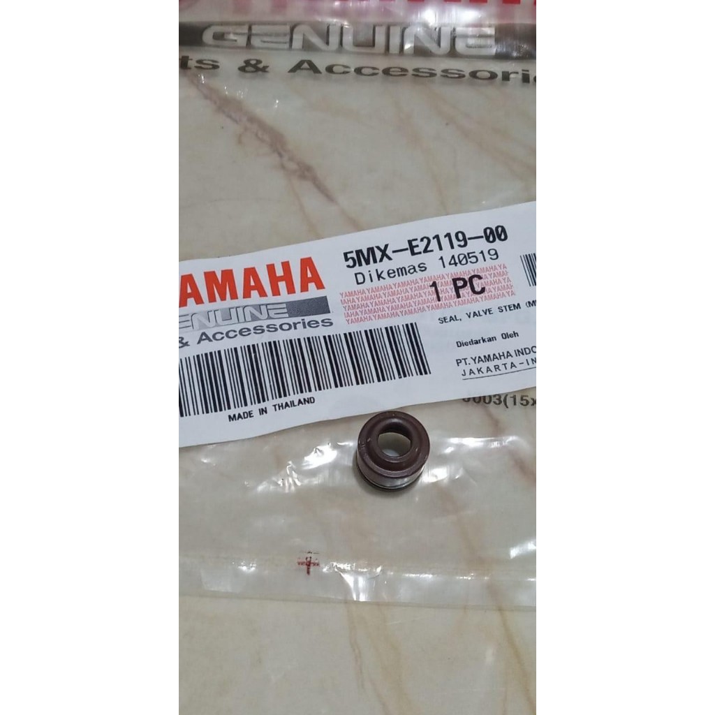 SIL SEAL KLEP VALVE MIO SPORTY SOUL FINO KARBU OLD LAMA ASLI ORI YAMAHA 5MX-E2119-00