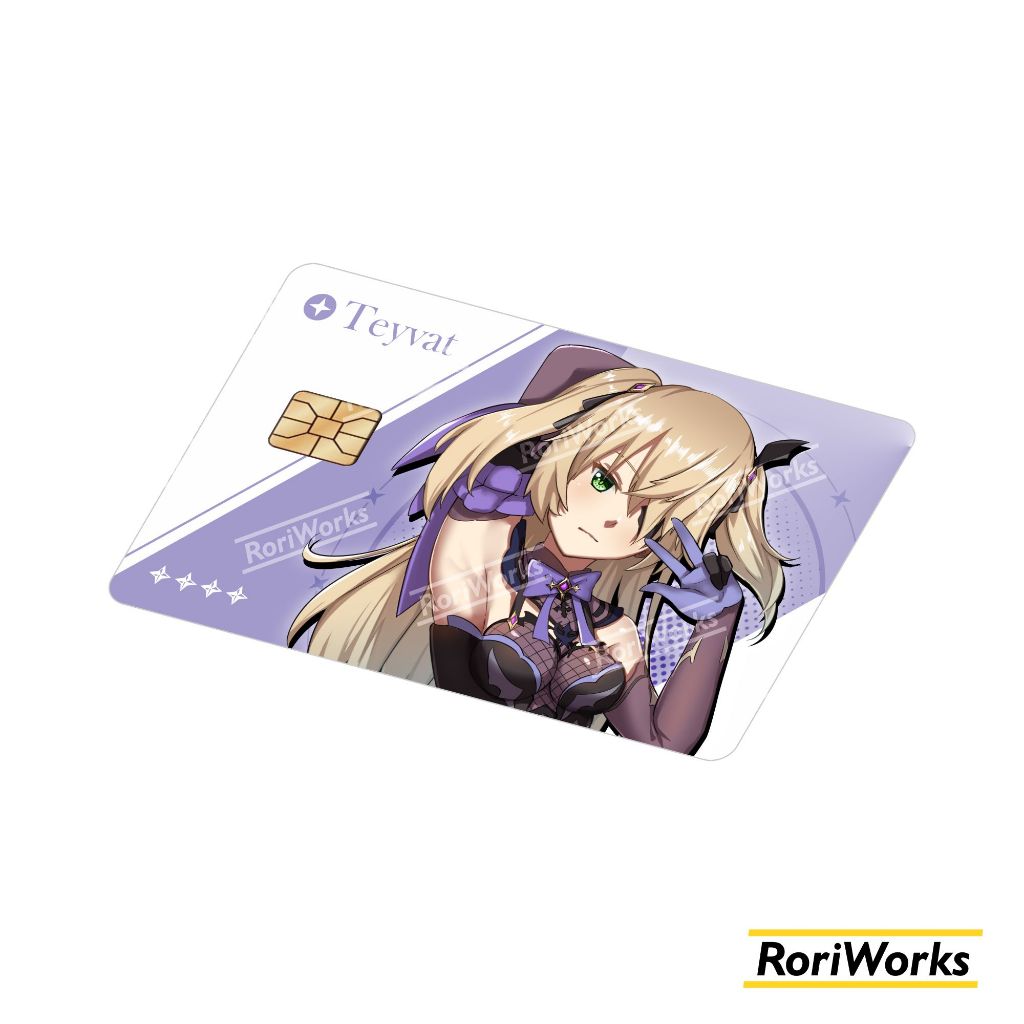 

Stiker Kartu - Fischl | Genshin Impact | Garskin Debit Kredit Emoney Flazz