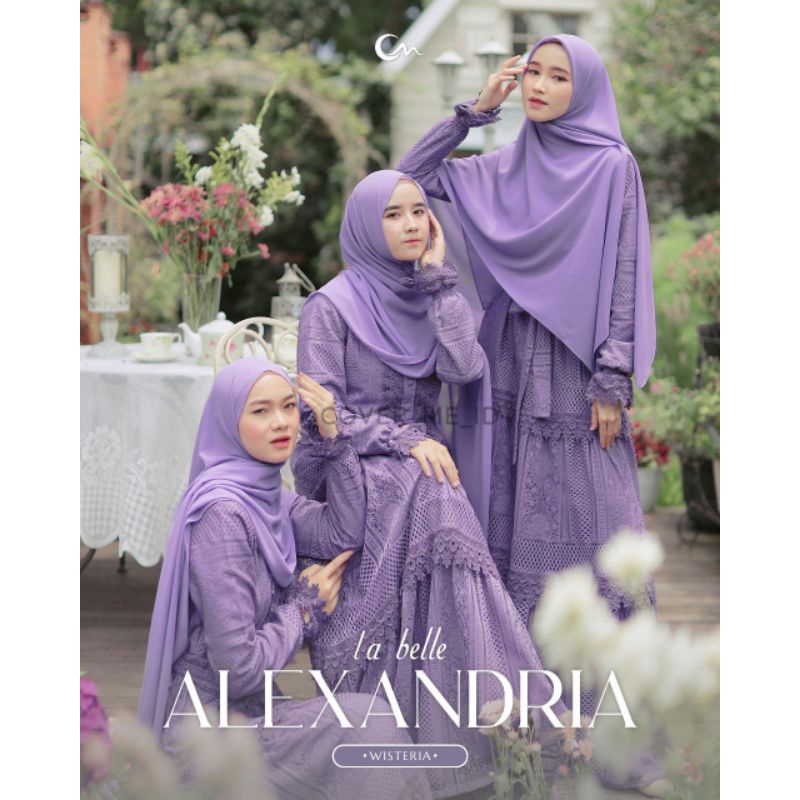 Ready Alexandria Dress by Cover Me warna Wisteria size M