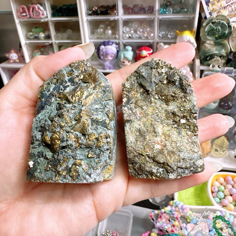 tower crystal pyrite stone