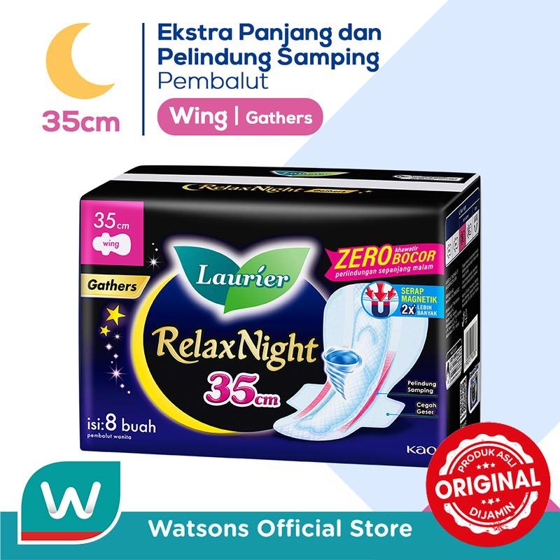 Laurier Relax Night Gathers 35cm 8's