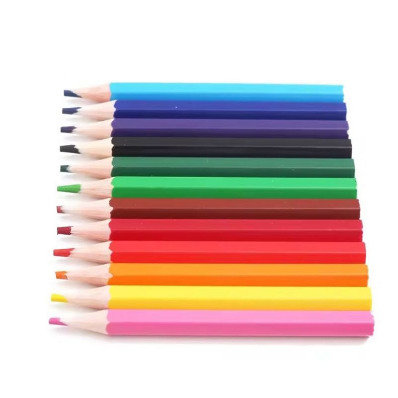 

RK 12pcs Pensil Warna Lucu 12 Warna | Alat Menggambar | Alat Tulis | Alat Mewarnai | COD