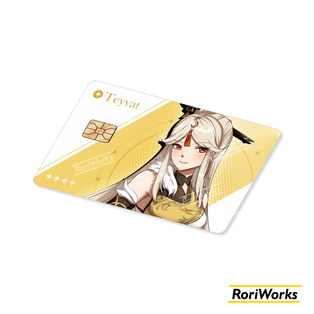 

Stiker Kartu - Ningguang | Genshin Impact | Garskin Debit Kredit Emoney Flazz