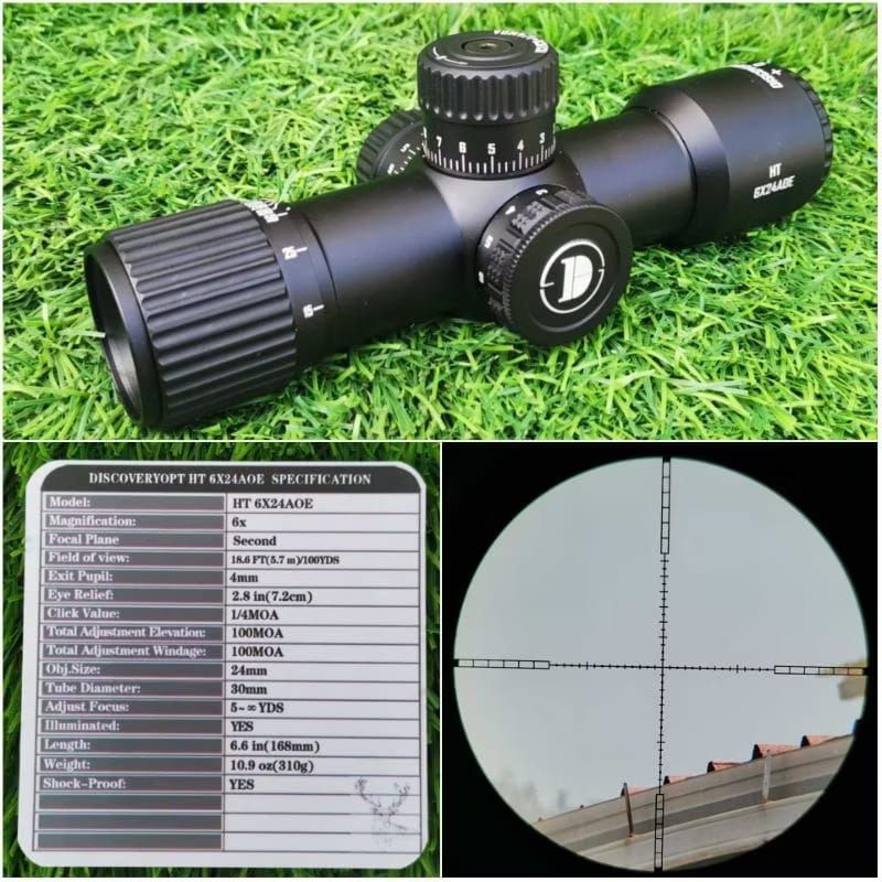 Telescope discovery ht 6x24 aoe fix zom