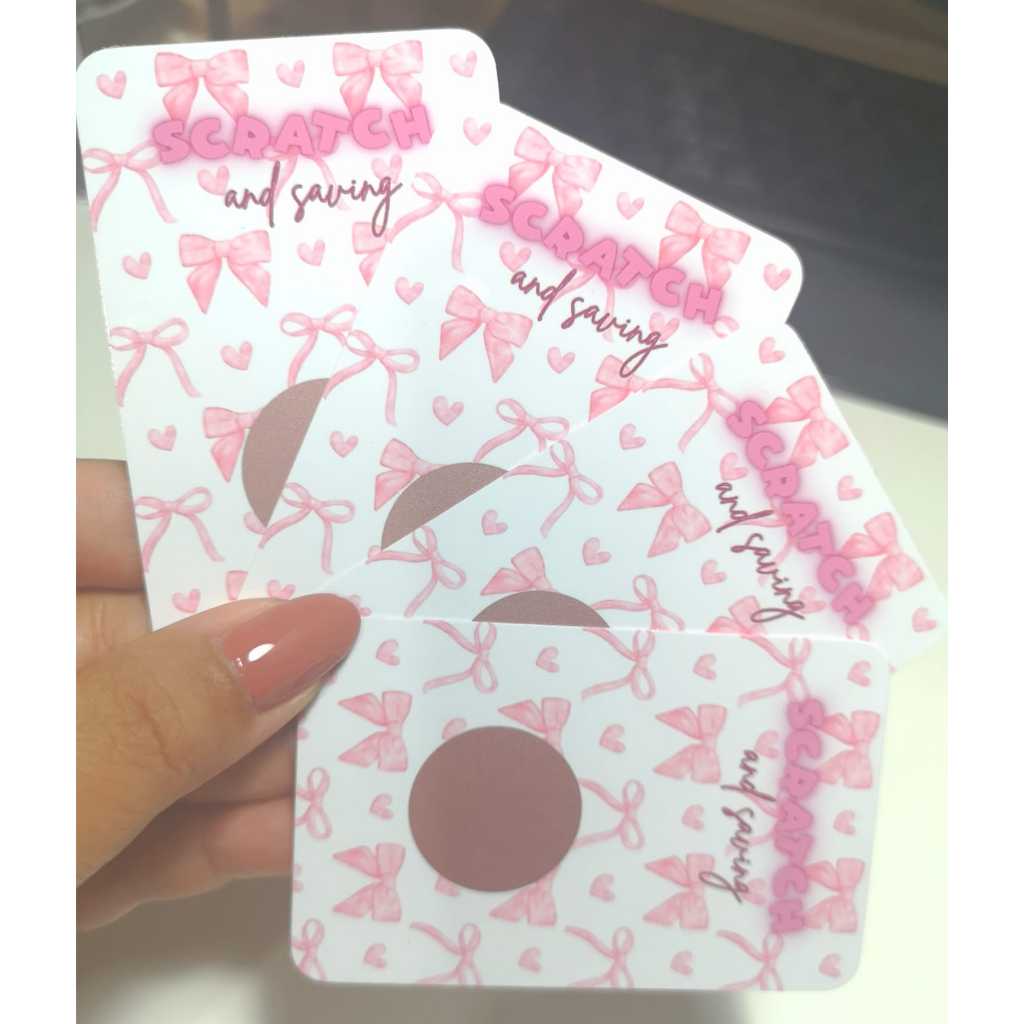 

SCRATCH CARD/MISTERY CARD KARTU GOSOK UNTUK MENABUNG