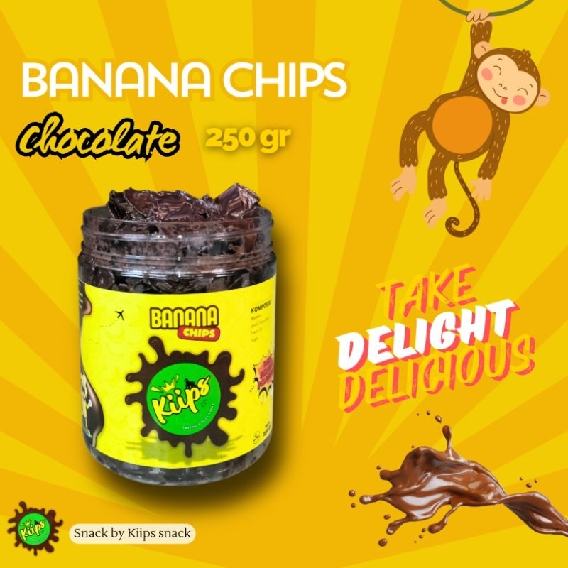 

Keripik Pisang Cokelat Lumer 250 gr