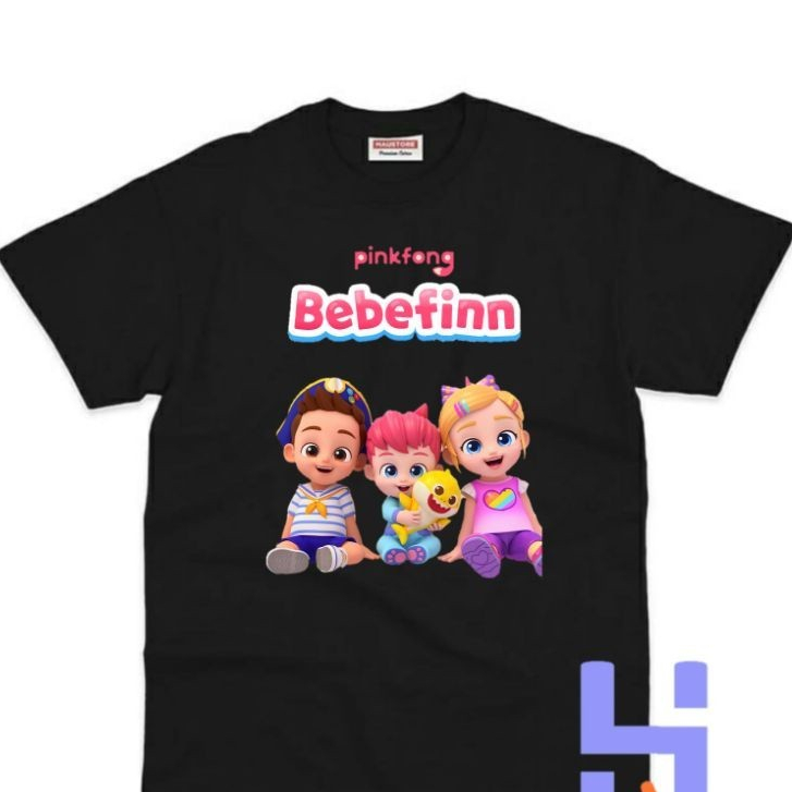 BAJU ANAK KAOS ANAK BEBEFINN PINKFONG