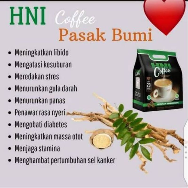 

Kopi kesehatan HPAI(HNI coffee) isi 20 sachet