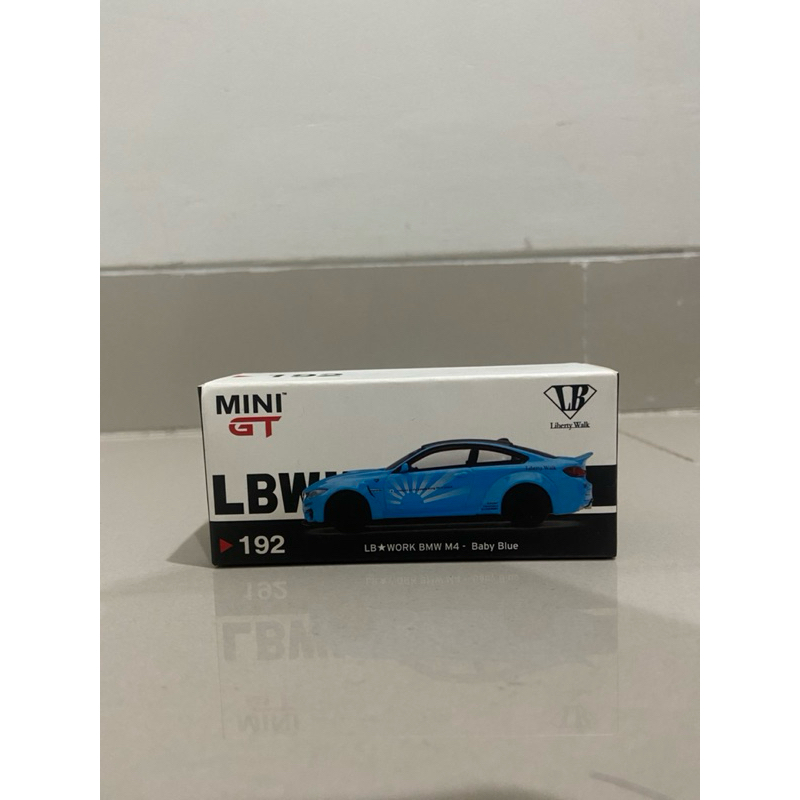 mini gt 192 bmw m4 lbwk baby blue