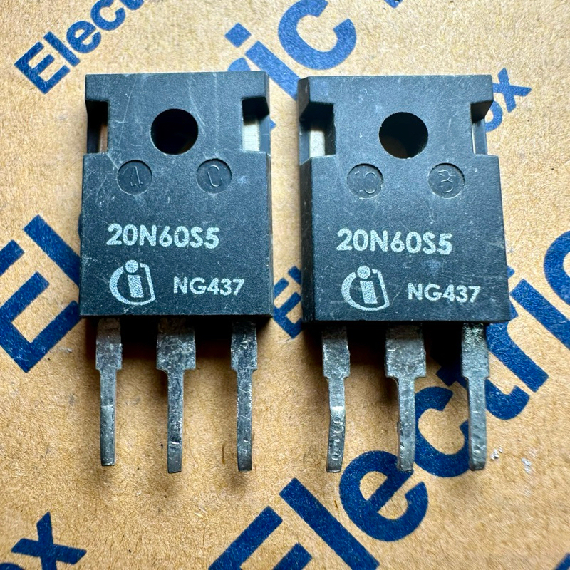mosfet 20N60S5 20A 600v cabutan original