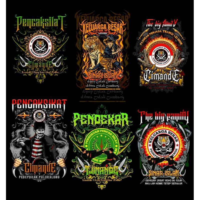 

stiker anti air/ stiker pendekar cimande/ stiker keluarga besar penca silat cimande