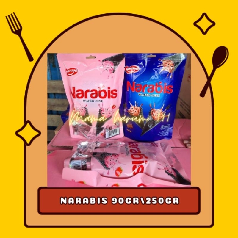 

jatim || narabis wafer cone 80gr / 220gr