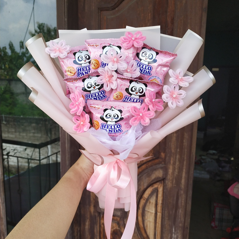 

Buket Bunga Jajan Request Murah