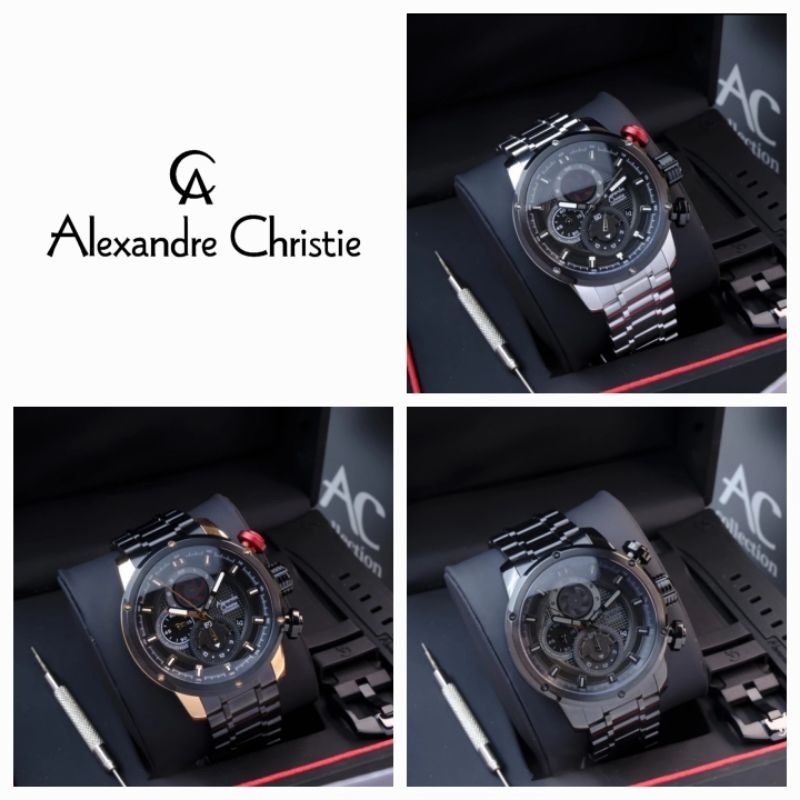 jam tangan pria alexander cristie original ac6239 / ac 6239 box set