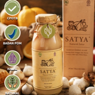 

Terjangkau SATYA Jus Bawang Putih Tunggal Jahe Merah Lemon Madu Hutan Cuka Apel BAHAN ALAMI dengan BPOM