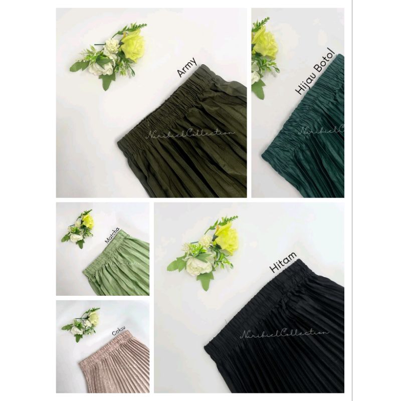 Rok plisket murah meriah