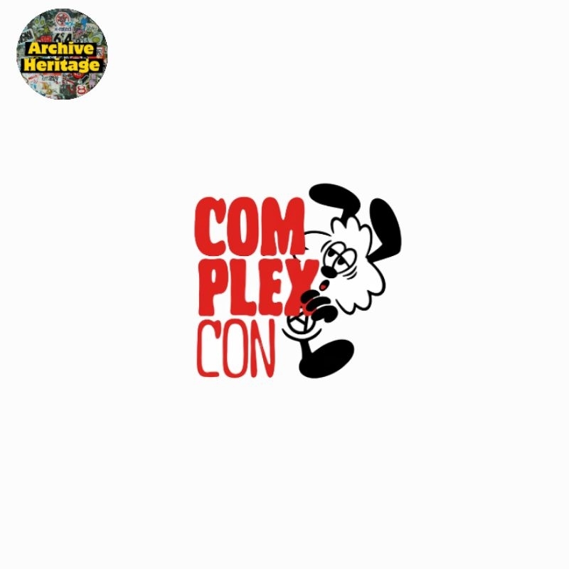 sticker Complexcon x Verdy collaboration brand clothing streetwear stiker