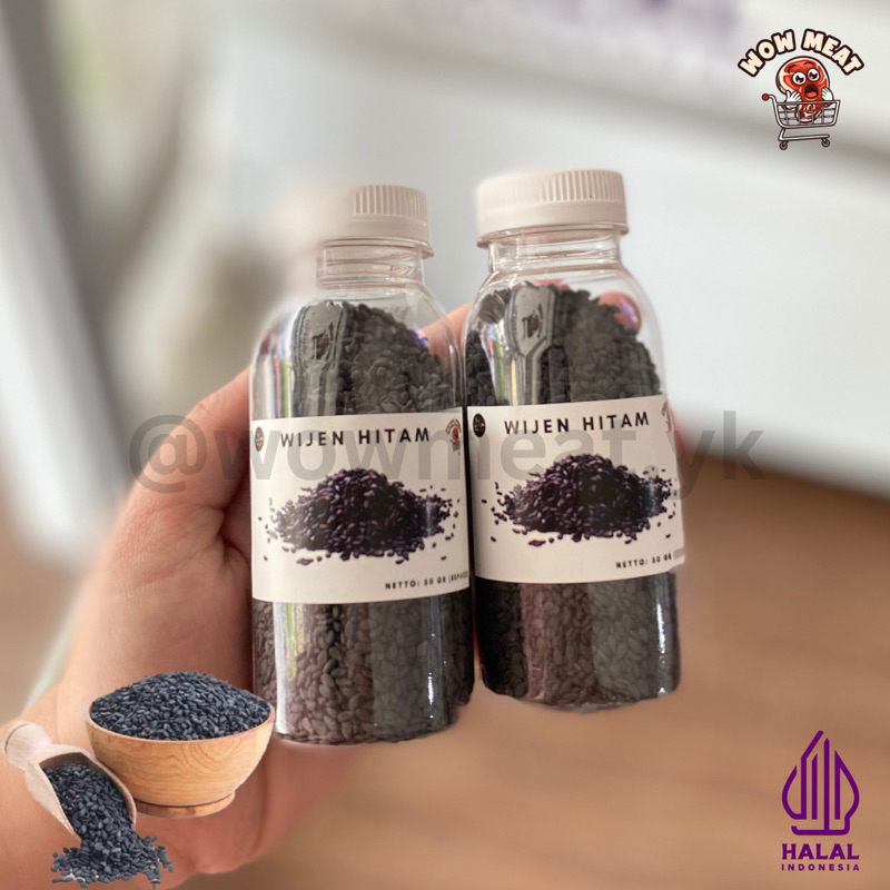 

Biji Wijen Hitam | Black Sesame Seed Premium 50 gr