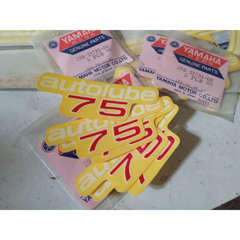 stiker yamaha lawas v75 original