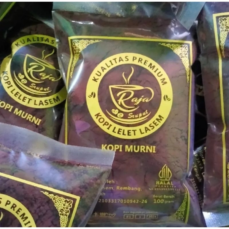 

kopi lelet Raja sruput khas rembang 100% murni