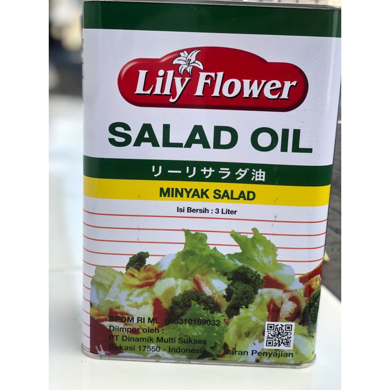 

lily salad oil 3L