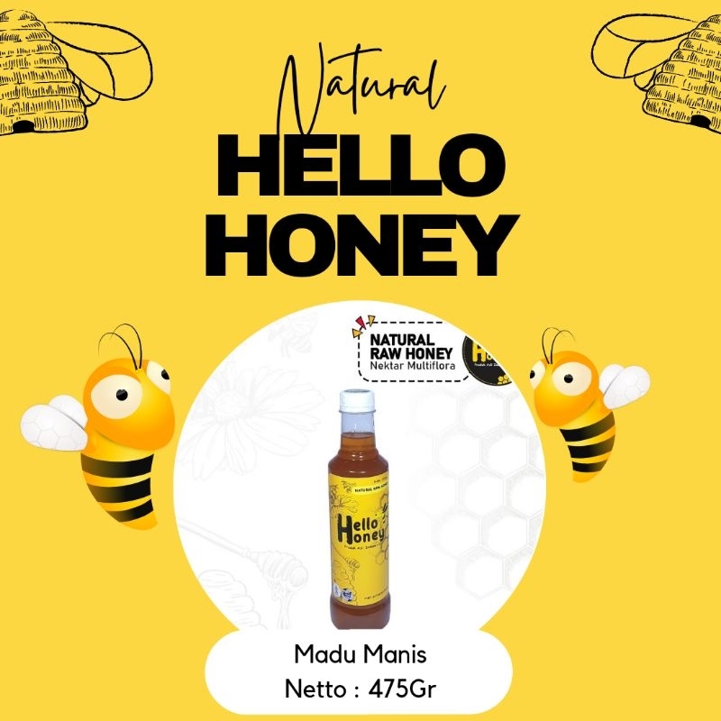 

Madu Murni Asli100% 475Gram (Natural Raw Honey)
