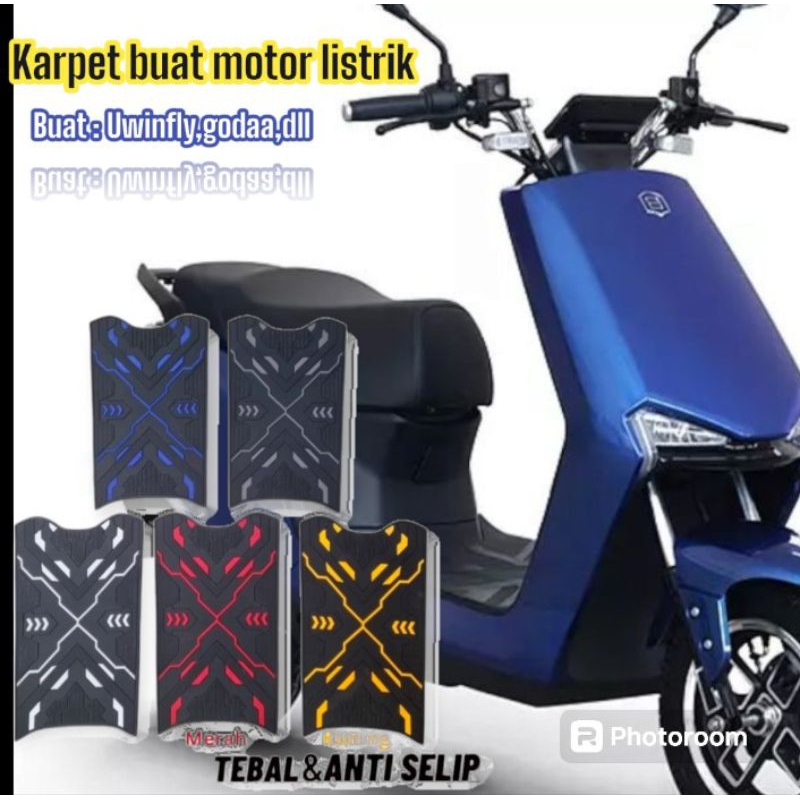 Karpet Sepeda motor listrik merk Uwinfly / Goda dll