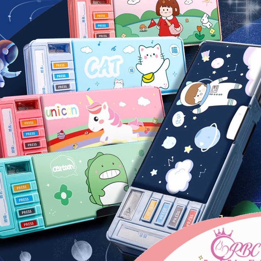 

Beli Dong Tempat Pensil Multifungsi Motif Untuk Anak Kotak Pensil Pola Kartun Lapisan Ganda dan Tunggal dengan Rautan Kapasitas