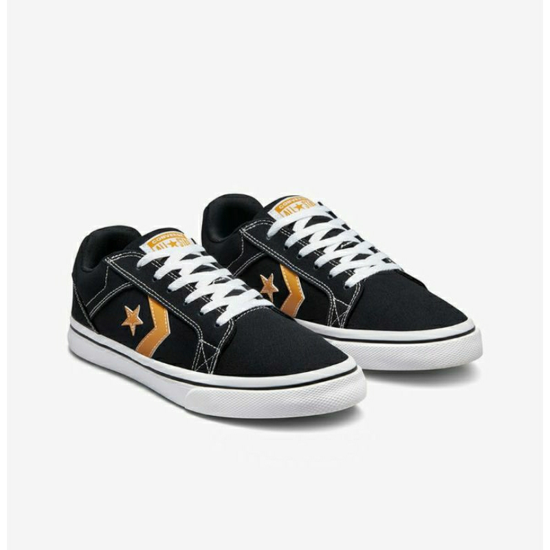SEPATU CONVERSE EL DISTRITO 2.0 MEN'S SNEAKERS - BLACK GOLDEN SUNDIAL WHITE RESMI PT MAP