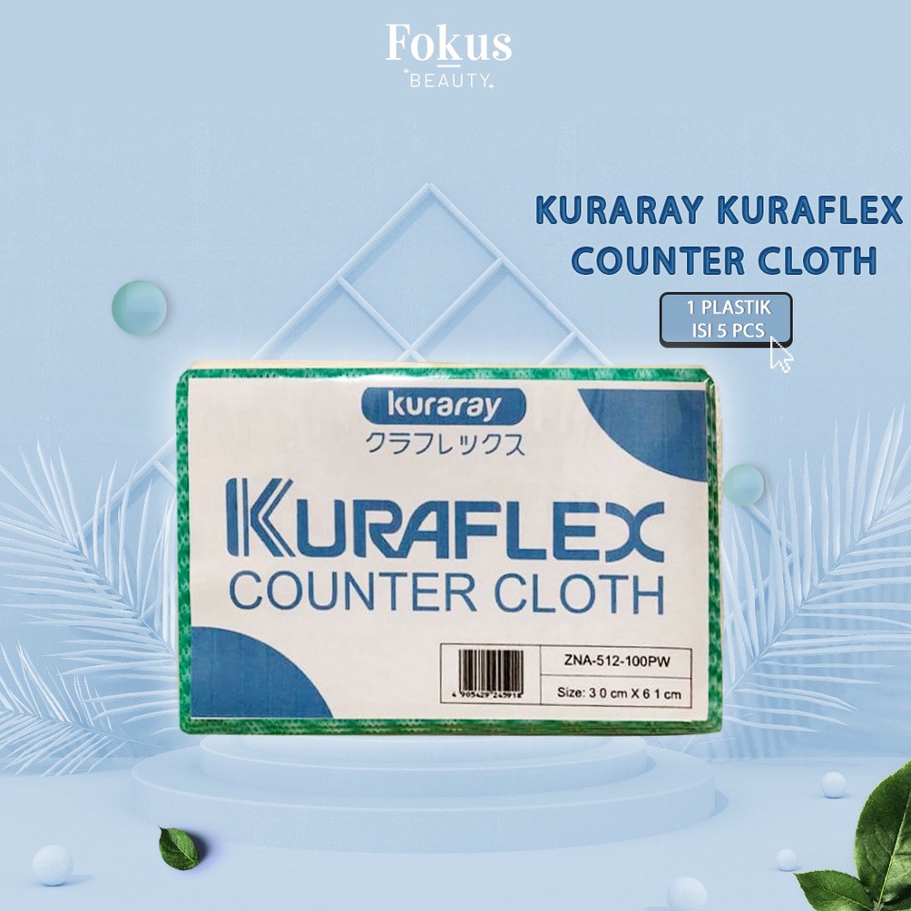 Spesial Kuraray Kain Lap KURAFLEX Counter Cloth  isi 5 pcs