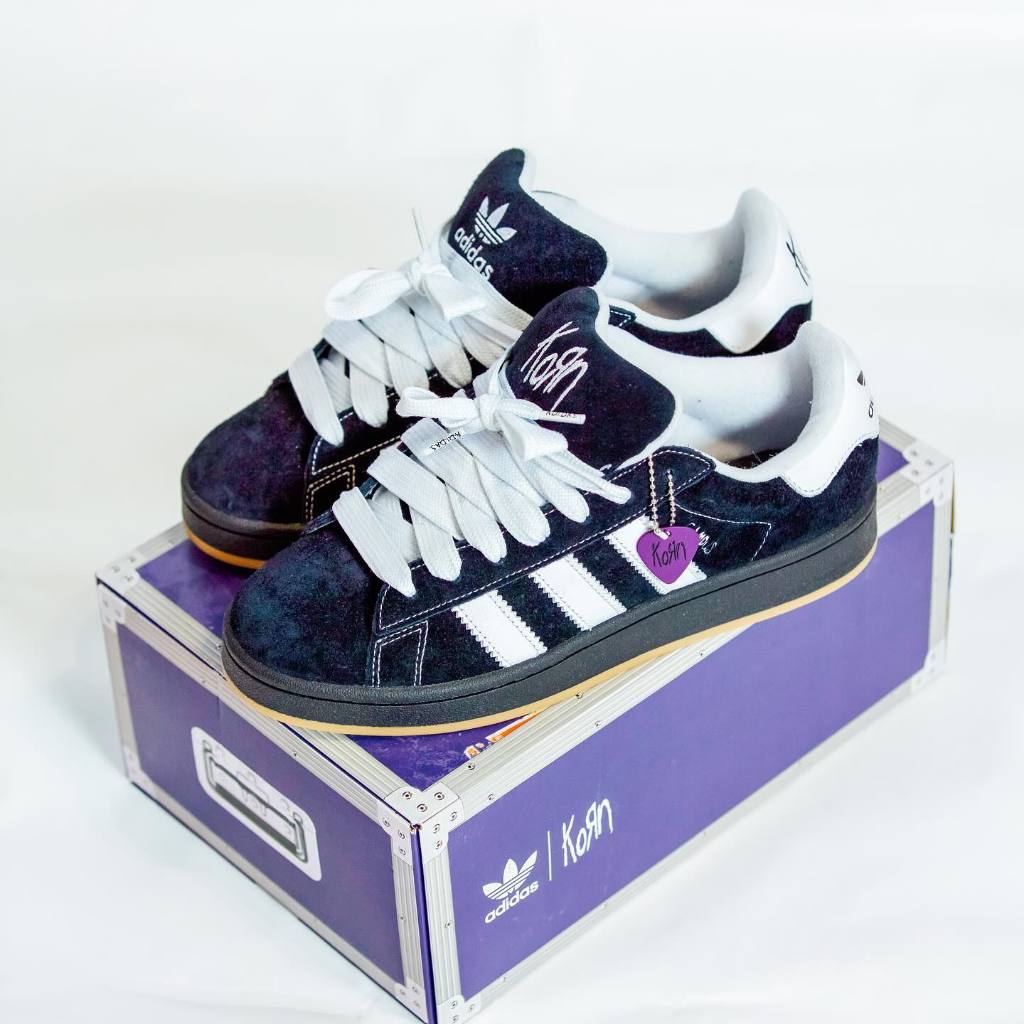 Sepatu Adidas Campus X Korn 00's Black White Sepatu Sneakers 100% Premium Import Pria dan Wanita