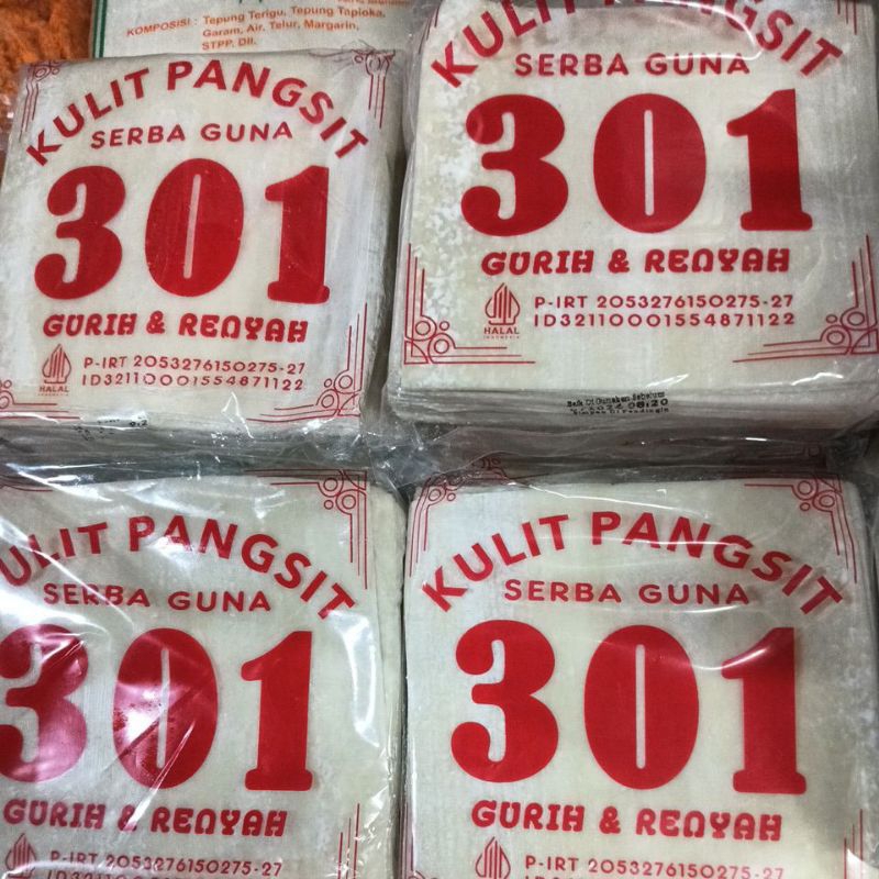 

Kulit Pangsit Serbaguna merk 301