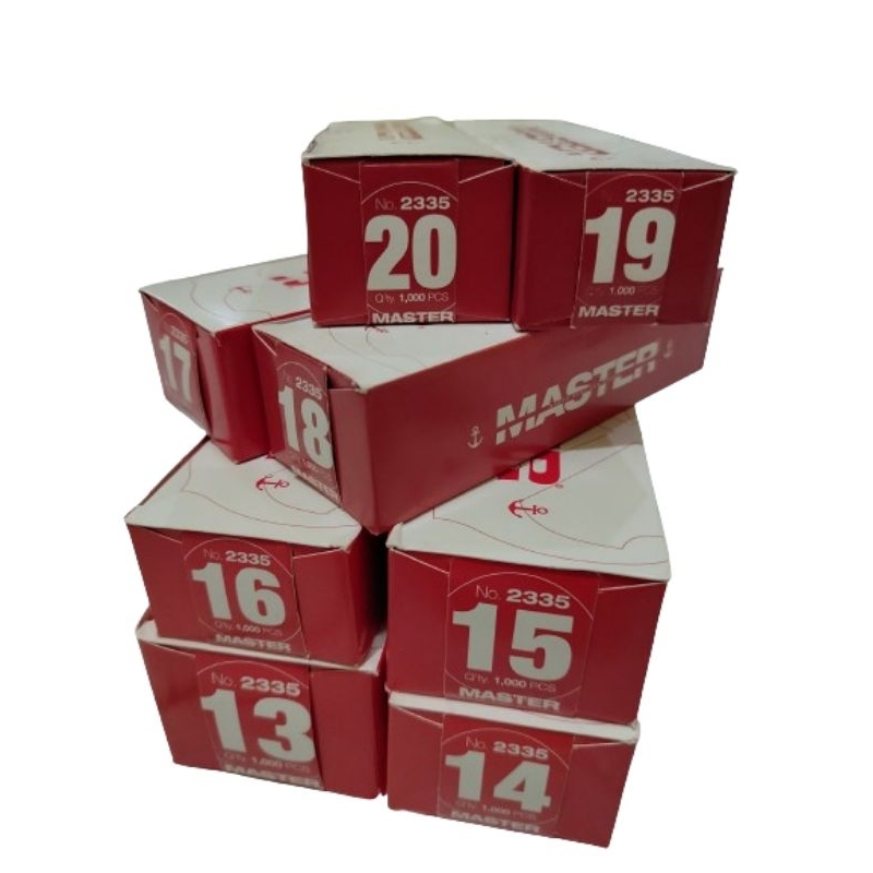 Mata kail MASTER 2335 Fish hooks No.13-20 brand anchor Korea