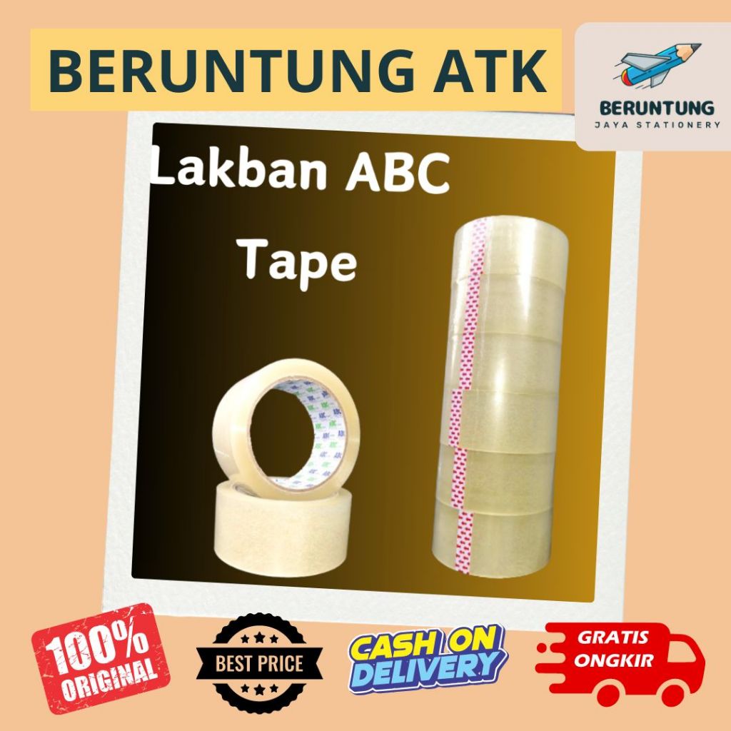 

Lakban ABC 48mm x 80 yard