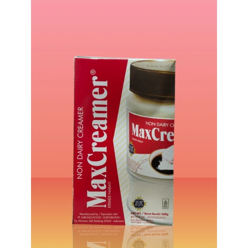 

Max Creamer Refill 500gr – MaxCreamer Non Dairy - Krimer Nabati 500 gr