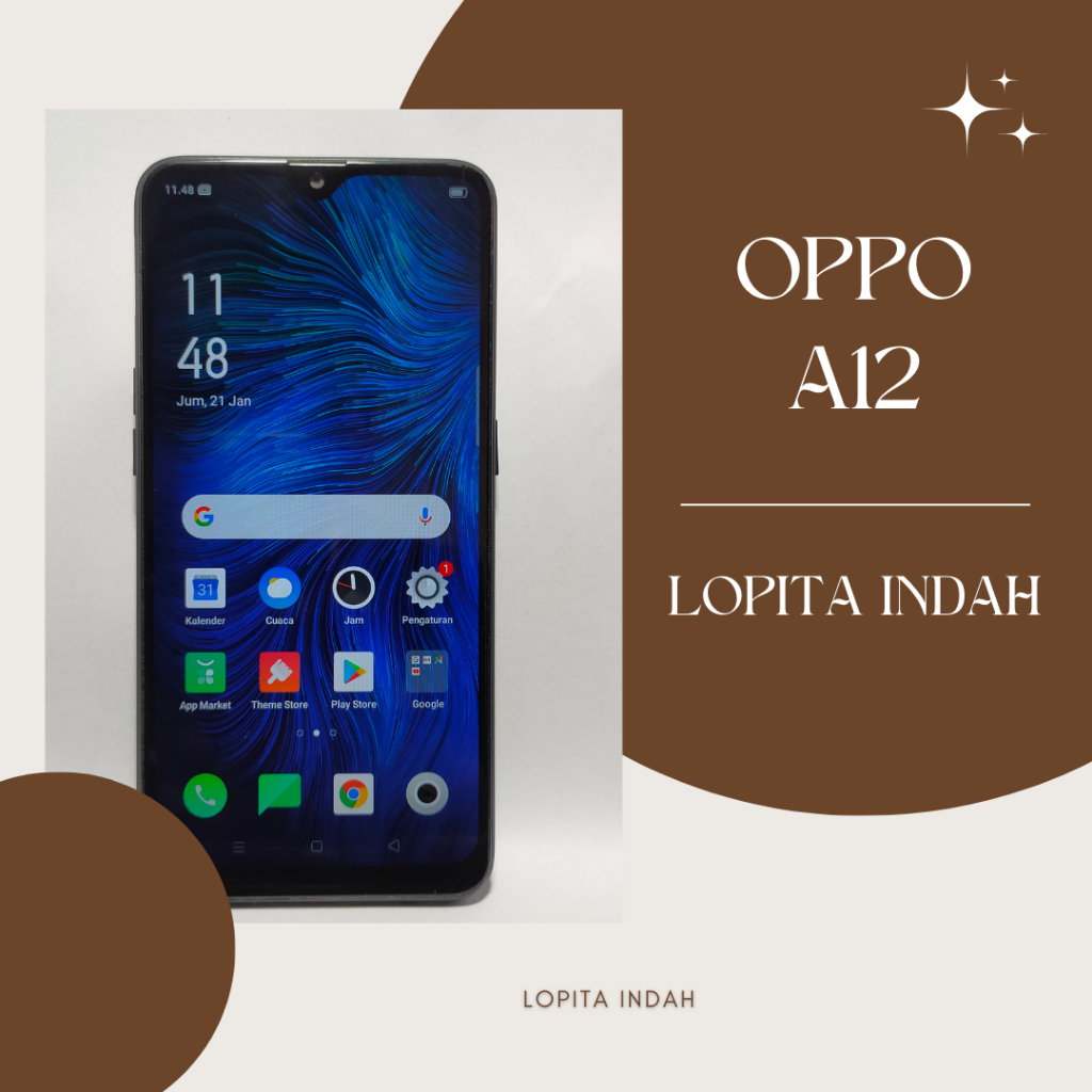 Oppo A12 Ram 3/32GB SECOND SEKEN