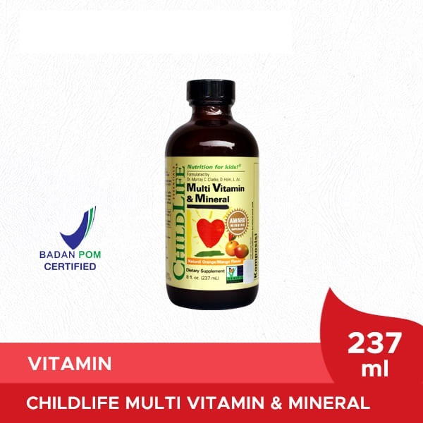 Childlife Multivitamin & Mineral 237ml / Vitamin Bayi Dan Anak