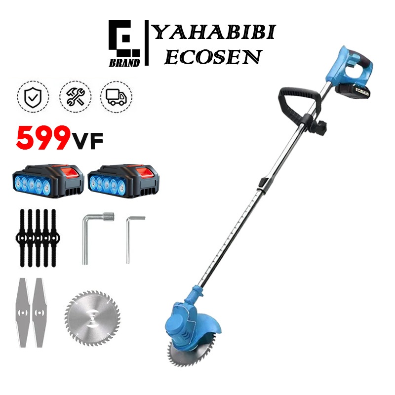 YAHABIBI mesin pemotong rumput mesin potong rumput mesin potong rumput baterai   Rumput dengan Bater