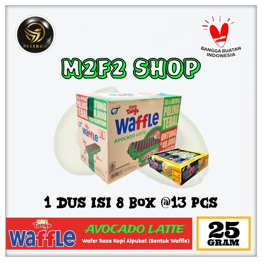 

Tango Waffle Avocado Latte | Wafer Krim Kopi Alpukat Sachet - 25 gr (Kemasan Karton)