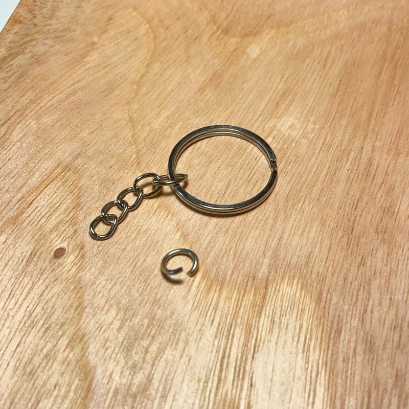 gantungan kunci gepeng 28mm per 5pcs
