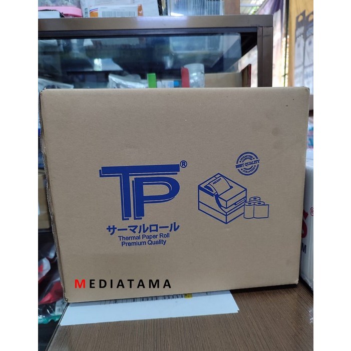 

Kertas Thermal paper Ukuran Uk 57x30 termal struk 57 x 30 Kertas Kasir Gulung 1 Dus Kotak 20 Bungkus Bks Isi 200pcs 200 pcs